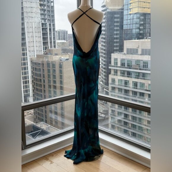 🆕 RAT & BOA 🧿 NWOT Rafinha Maxi Dress, Blue Green, Sz XL US 10 - Picture 8 of 15